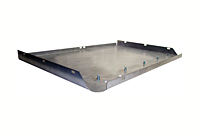 Computer Numerical Control (CNC) Machined and Welded Steel Drip Pans for Transportation Industry